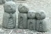 Product image 1 of the product “Jizo is little monk, with 4 jizo are grouping such as 1 part separate and 3 grouping (4 parts in 1 se) ”